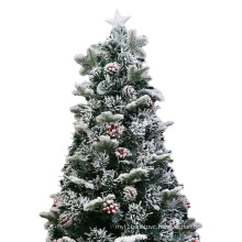 Artificial Green Hanged Christmas Tree With white snow